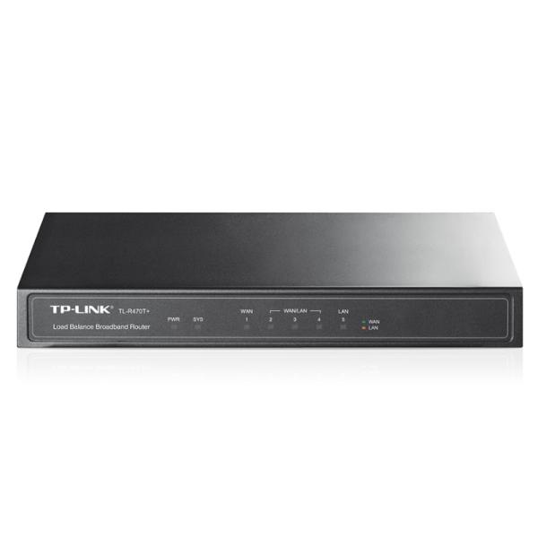 ROUTER DE BANDA ANCHA TP LINK TL-R470T ETHERNET 100 MBPS WAN / LAN WAN/LAN TL-R470T+(UN) NEGRO