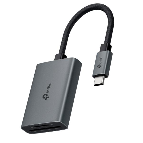 ADAPTADOR USB-C TP LINK UA430C(UN) 1 PUERTO SD y 1 PUERTO MICRO SD 3.0 5 GBPS NEGRO