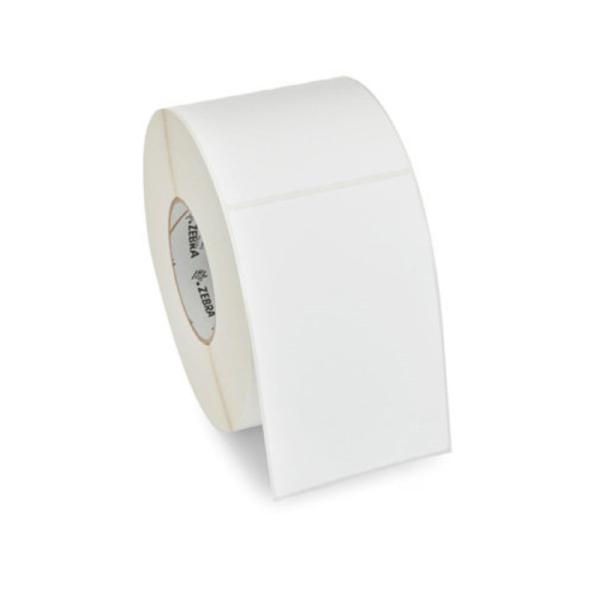 ROLLO DE ETIQUETA ZEBRA Z-ESSENTIALS 540T 4 PULG X 6 PULG NUCLEO 1 PULG 5.1 PULG OD CON PERFORACION 612 ETIQUETAS/ROLLO 10043289