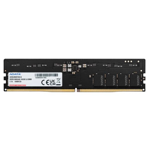 MEMORIA RAM PC 16GB ADATA PREMIER DDR5 5600MHz CL46 1.1V AD5U560016G-S NEGRO