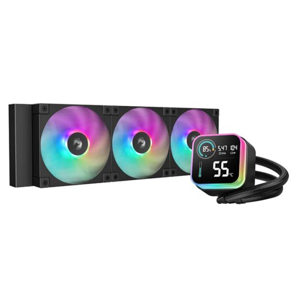 ENFRIAMIENTO LIQUIDO RGB DEEPCOOL LP360 AIO 360MM R-LP360-BKMSNC-G-1 NEGRO