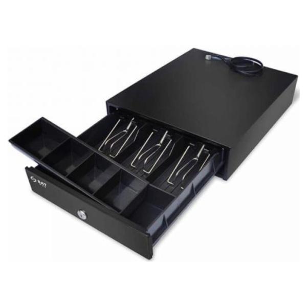 GAVETA DE DINERO PUNTO DE VENTA SAT AMERICA RS100 2643 300 X 360 X 80 MM 4070010000020