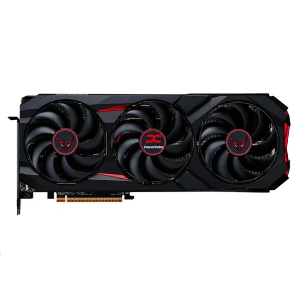 TARJETA DE VIDEO POWERCOLOR RED DEVIL RADEON RX 9070 XT 16GB GDDR6 2520 MHZ RX9070XT 16G-E/OC NEGRO