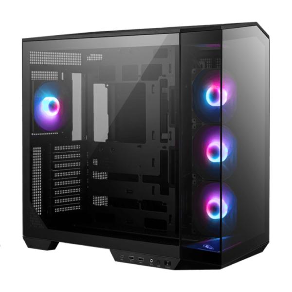 CASE RGB MSI MAG PANO 100R PZ TORRE MEDIA 3 ABANICOS LATERALES Y 1 ABANICO TRASERO 306-7G26R21-HH9