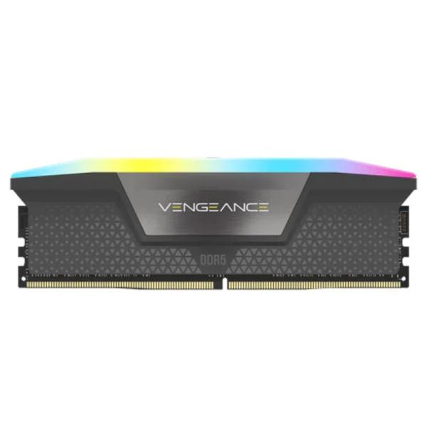 MEMORIA RAM PC 16GB CORSAIR VENGEANCE RGB DDR5 6000MHZ CL36 1.35V CMH16GX5M1E6000Z36 NEGRO
