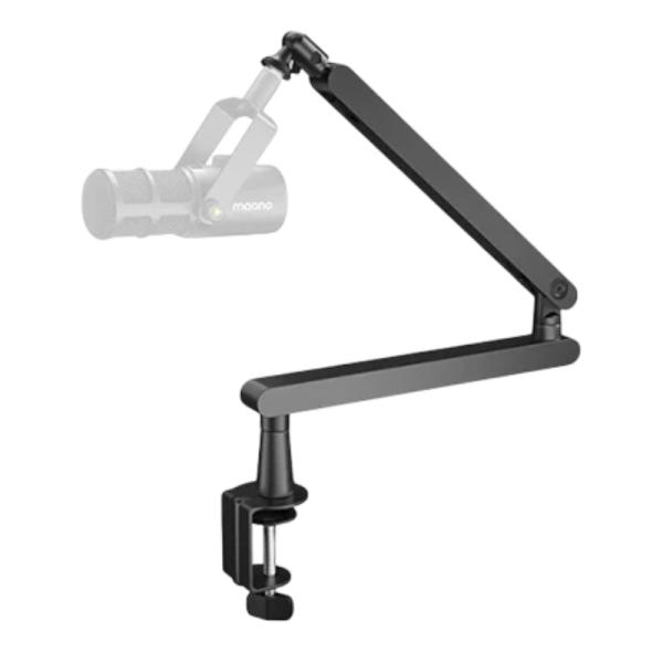 SOPORTE  PARA MICROFONO MAONO BA92 COMPATIBLE CON MICROFONOS PD400X PD200X PD100 PM500 PM320 PM325T CAPACIDAD DE 2KG  TORNILLO DE 5/8" A 3/8" NEGRO