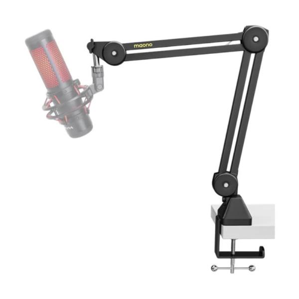 SOPORTE PARA MICROFONO MAONO BA37 COMPATIBLE CON PD100X PD200X PM450 PD400 PM500 CAPACIDAD DE 2KG TORNILLO DE 5/8" A 3/8" NEGRO