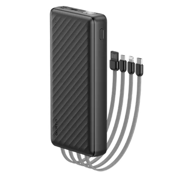 POWER BANK ORAIMO TRAVELER LINK 20 12W 20000MAH CON 4 CABLES RECARGABLES INCORPORADOS OPB-P5201