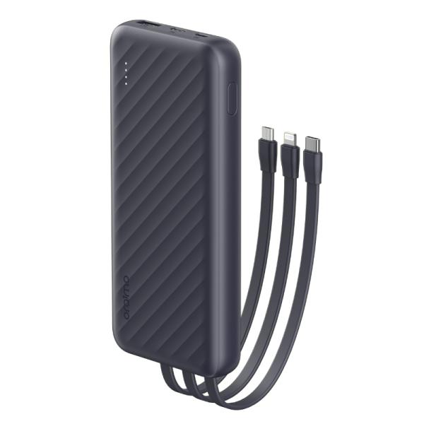 POWER BANK ORAIMO SLICE LINK PRO 10000MAH CON 3 CABLES INCORPORADOS OPB-P7101 GRIS