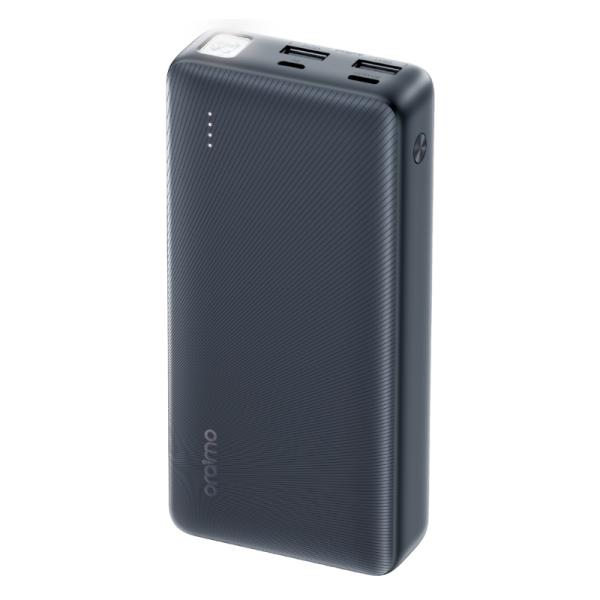 POWER BANK ORAIMO TRAVELER 12W 20000MAH 4 PUERTOS OPB-1201 NEGRO
