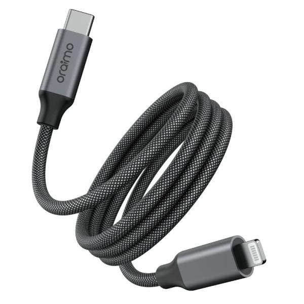 CABLE USB-C A LIGHTNING ORAIMO MAGCABLE 20W 1M OCD-710CL NEGRO
