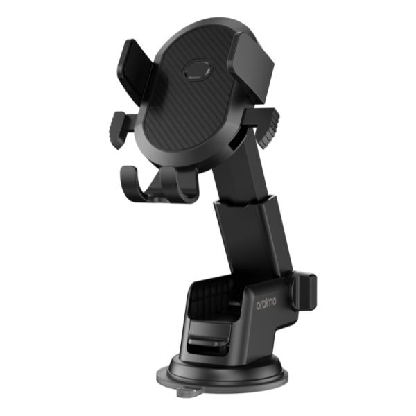 SOPORTE DE CELULAR PARA CARRO ORAIMO HYDRA 3 COMPATIBLE CON TELEFONOS DE 60-90MM CAPACIDAD DE 145G OCM-12 NEGRO