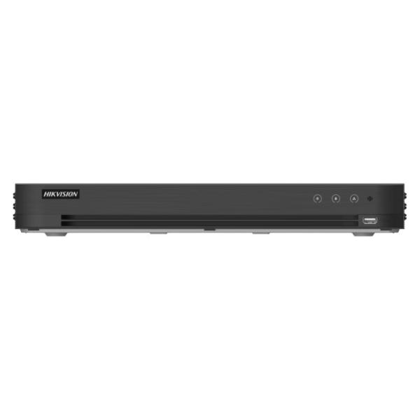 GRABADORA DVR HIKVISION iDS-7216HUHI-M2/X 16 CANALES HASTA 8 MP / 4K HASTA 24 TB (2 SATA) ACUSENSE H.265 PRO+ 300229196 NEGRO