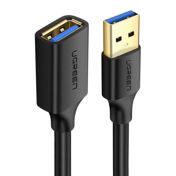 CABLE USB-A A USB-A UGREEN US129 5GBPS 2M 10373 NEGRO