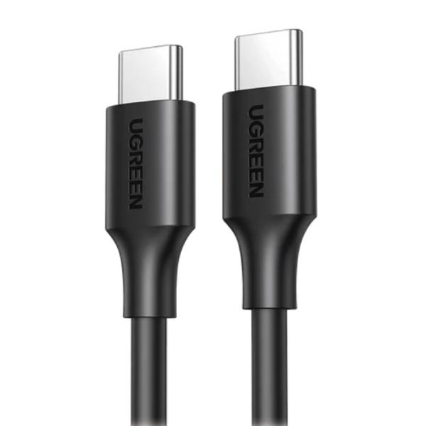 CABLE USB-C A USB-C UGREEN US286 480MBPS 1M CARGA RAPIDA 50997 NEGRO