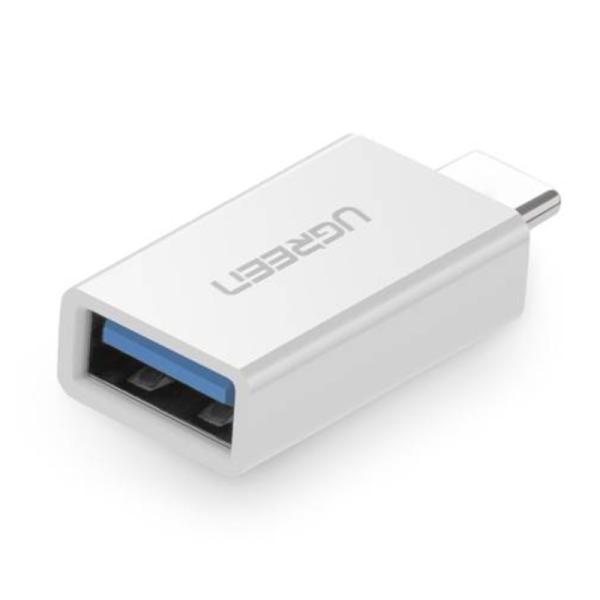 ADAPTADOR UGREEN US173 USB-C A USB-A 5V 30155 BLANCO