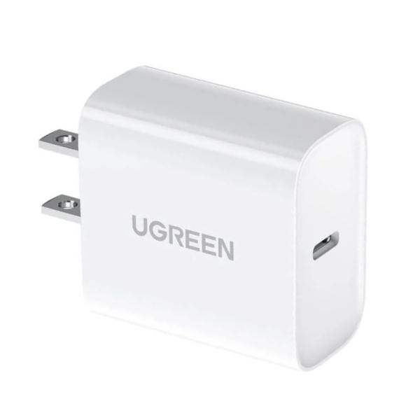 CARGADOR DE PARED UGREEN CD137 20W PUERTO USB-C CARGA RAPIDA 60449