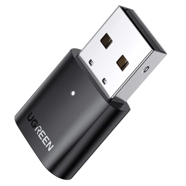 ADAPTADOR BLUETOOTH UGREEN CM390 USB-A 84KBPS 80889 NEGRO