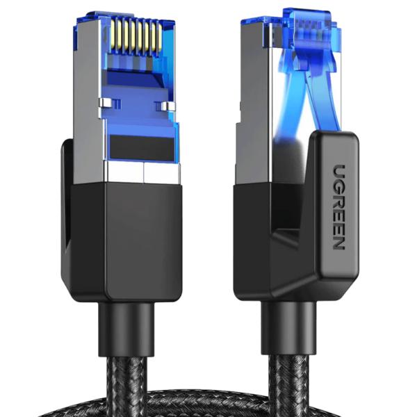 CABLE CAT8 UGREEN NW153 40GBPS 1M 80429 NEGRO