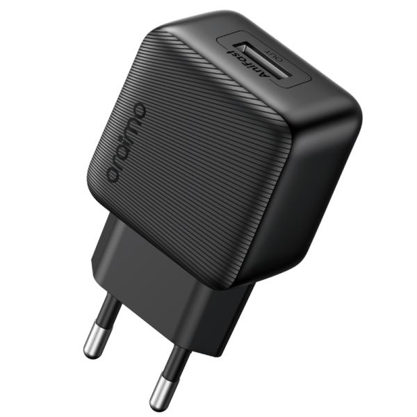 CARGADOR DE PARED ORAIMO OCW-1111E+L53 CON CONECTOR EUROPEO NEGRO