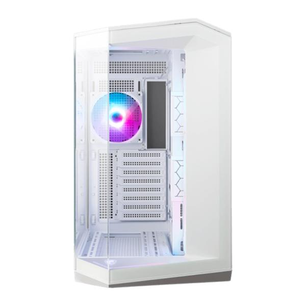 CASE RGB MSI MAG PANO 100R PZ WHITE MID TOWER VENTILADORES 4 DE 120MM CON VIDRIO LATERAL Y FRONTAL 306-7G26W22-HH9 BLANCO