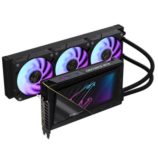 TARJETA DE VIDEO GIGABYTE AORUS GEFORCE RTX 5090 XTREME WATERFORCE 32G GDDR7 2655 MHZ GV-N5090AORUSX W-32GD NEGRO