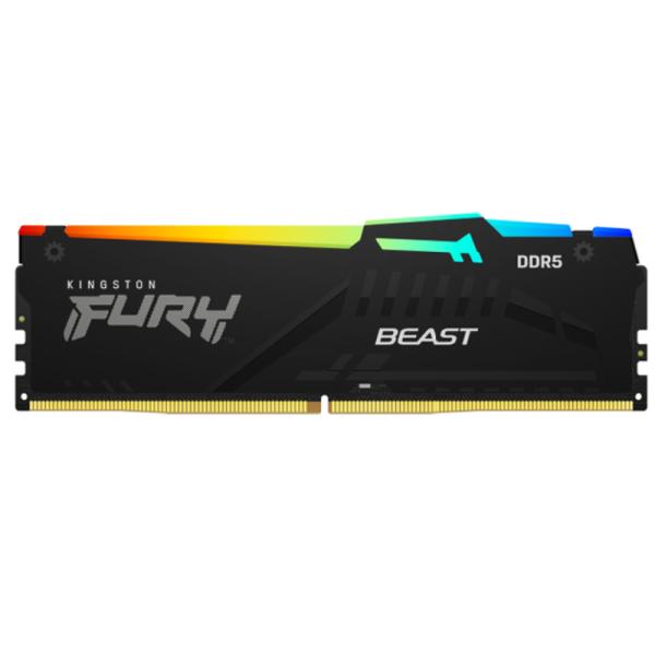 MEMORIA RAM PC 8GB KINGSTON FURY BEAST DDR5 6000MHZCL36 1.35V KF560C36BBEA-8 NEGRO
