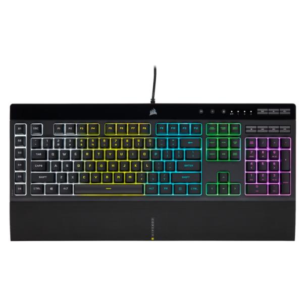 TECLADO GAMING RGB CORSAIR K55 PRO MEMBRANA ALÁMBRICO USB ESPAÑOL CH-9226765-SP