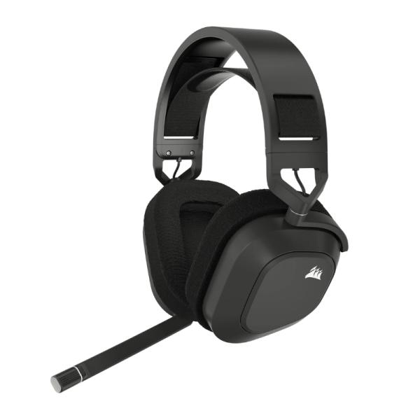 HEADSET GAMING CORSAIR HS80 MAX INALÁMBRICO (BLUETOOTH Y 2.4GHZ) CA-9011295-NA GRIS OSCURO
