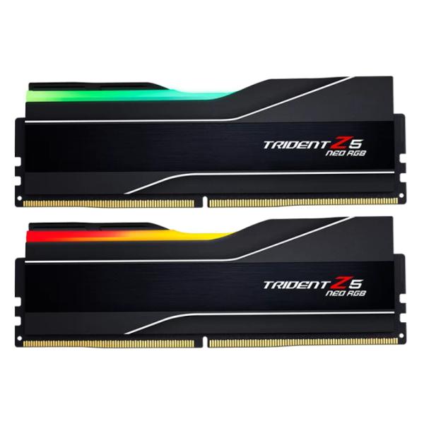 MEMORIA RAM PC 32GB (2X16GB) G.SKILL TRIDENT Z5 NEO RGB DDR5 6000MHZ CL36 1.35V XMP 3.0 AMD EXPO F5-6000J3636F16GX2-TZ5NR NEGRO