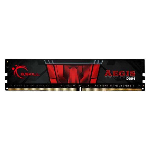 MEMORIA RAM PC 8GB G.SKILL AEGIS DDR4 3200MHZ CL16 1.35V F4-3200C16S-8GIS NEGRO/ROJO