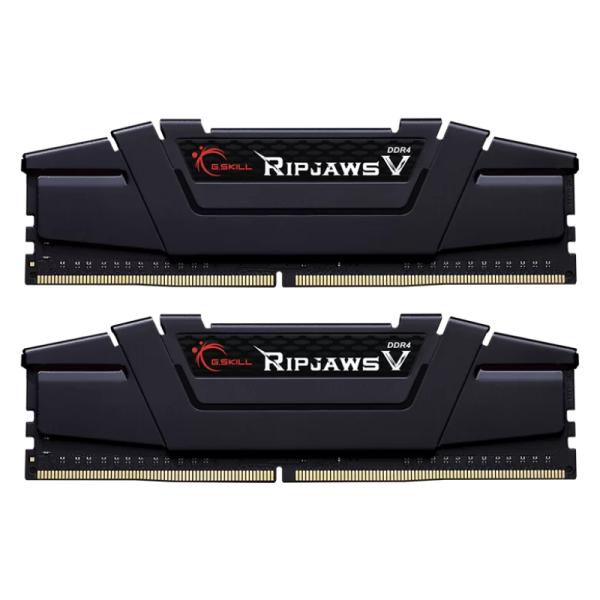 MEMORIA RAM PC 16GB (2&times;8GB) G.SKILL RIPJAWS V DDR4 3200MHz CL16 1.35V F4-3200C16D-16GVKB NEGRO