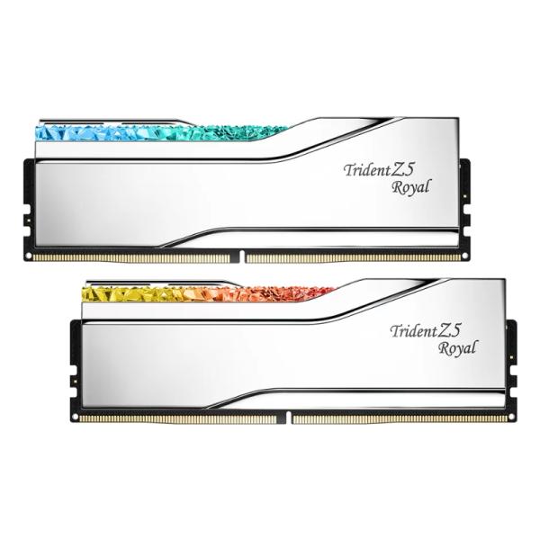 MEMORIA RAM PC 32GB (2X16GB) G.SKILL TRIDENT Z5 ROYAL DDR5 6800MHZ CL34 1.40V XMP-BLANCO F5-6800J3445G16GX2-TR5S BLANCO