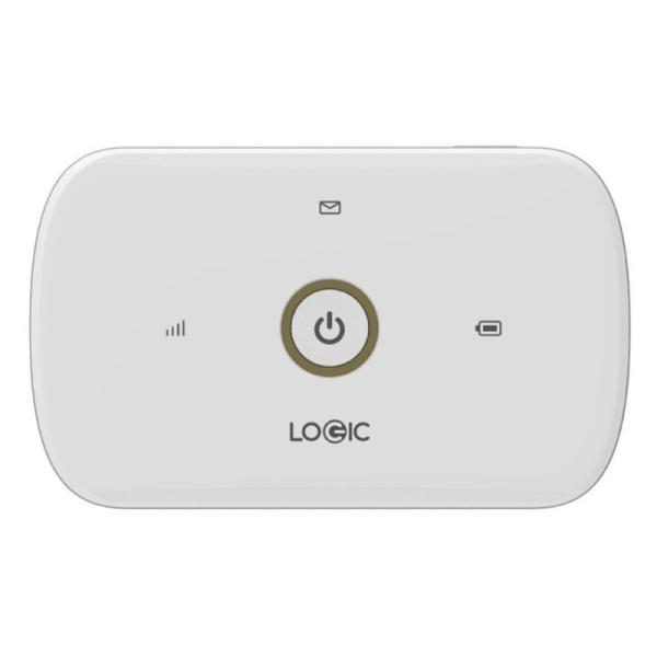 ROUTER INALAMBRICO PORTATIL LOGIC MB52 4G MIFI 150 MBPS HASTA 16 CONEXIONES BLANCO