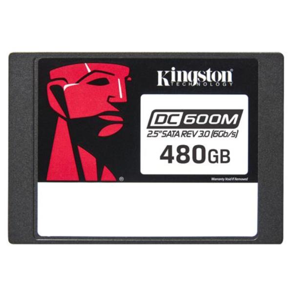 HD INTERNO SOLIDO 480GB KINGSTON DC600M 2.5" SATA III 560MB/S / 470MB/S SEDC600M/480G NEGRO