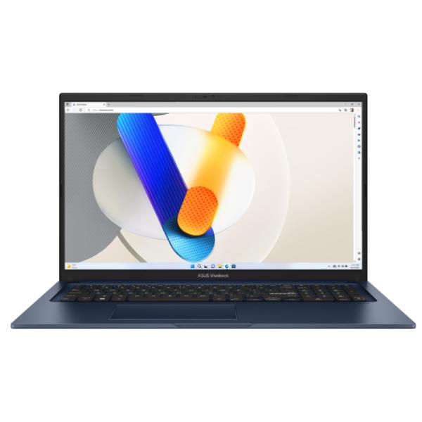 LAPTOP ASUS VIVOBOOK 17" CORE I3-1215U 8GB 512GB SSD WIN 11 HOME INGLES X1704ZA-I38512 AZUL