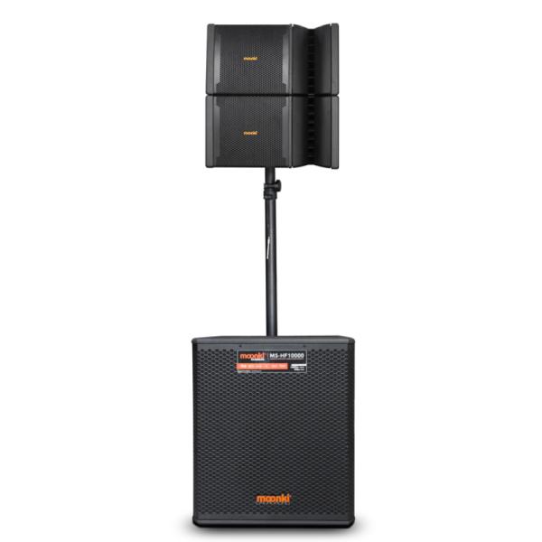 PARLANTE MOONKI MS-HF10000 900W ALAMBRICO CON SUBWOOFER NEGRO