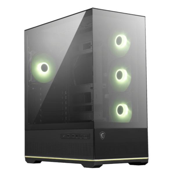 CASE RGB MSI MAG PANO 110R PZ MID TOWER VENTILADORES 4 DE 120MM CON VIDRIO FRONTAL Y LATERAL 306-7G28R21-JA4