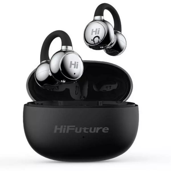 AUDIFONO HIFUTURE FLEXCLIP INALÁMBRICO BLUETOOTH IPX5 CON DISEÑO ERGONÓMICO NEGRO