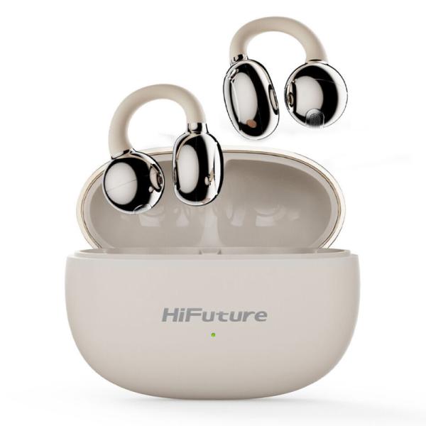 AUDIFONO HIFUTURE FLEXCLIP INAL&Aacute;MBRICO BLUETOOTH IPX5 CON DISE&Ntilde;O ERGON&Oacute;MICO CHAMPAGNE