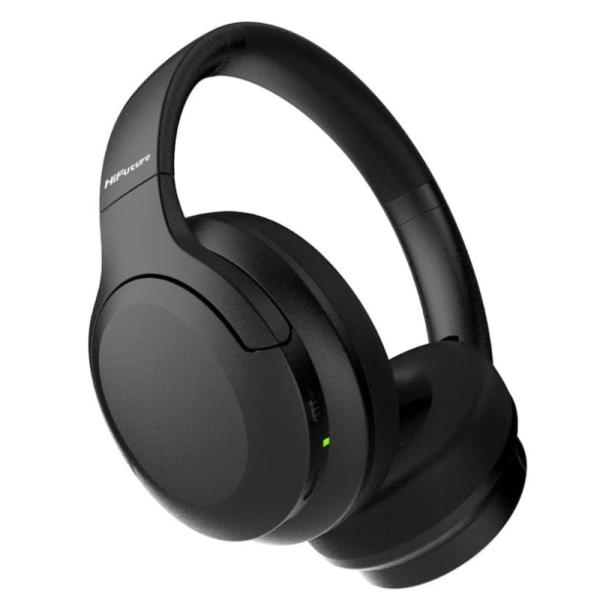 HEADSET HIFUTURE TOUR INALAMBRICO BLUETOOTH 5.2 CON CANCELACION DE SONIDO NEGRO