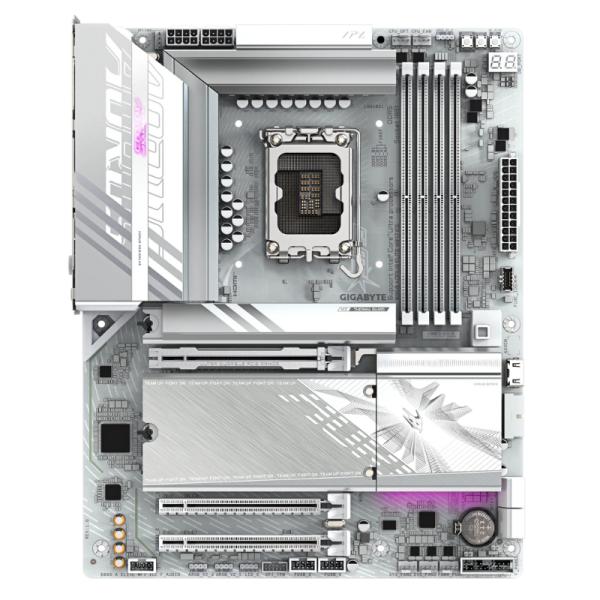 TARJETA MADRE GIGABYTE B860 A ELITE WF7 ICE LGA1851 ATX DDR5 BLANCO/PLATEADO