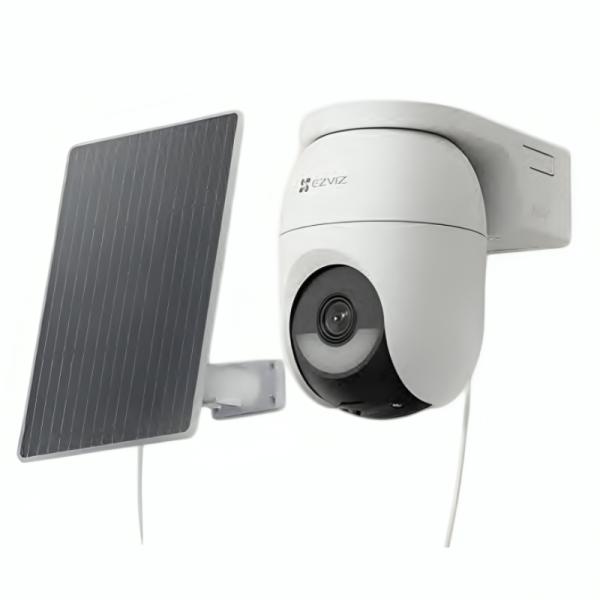 CAMARA EZVIZ PAN & TILT CB8 LITE CS-CB8C/SP-R100(4MP)(AM E-COM)(KIT) (E) 2K+ (2560 X 1440) CMOS 15M IR H.265 / H.264 WIFI CON PANEL SOLAR INCLUIDO 5W 303103600 BLANCO