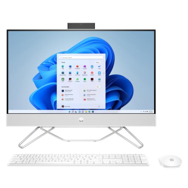 COMPUTADORA HP 24-CB1025LA ALL IN ONE 23.8" CORE I5-1235U 8GB 512GB SSD WIN 11 HOME A1UM9LA#ABM BLANCO