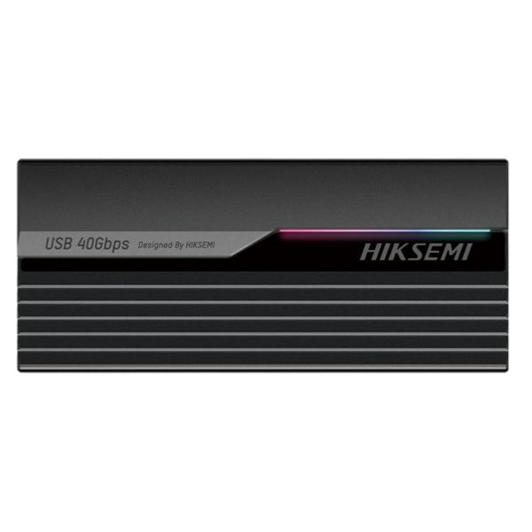ENCAPSULADOR USB4 TIPO C 40Gbps HIKSEMI HS-HUB-MDS4 GREY M.2 NVMe (2242/2260/2280) NEGRO