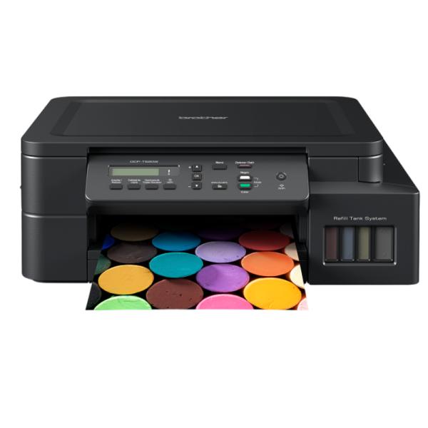 IMPRESORA BROTHER DCPT520W MULTIFUNCIONAL DE INYECCION DE TINTA A COLOR INALAMBRICO WI-FI DIRECT Y USB 2.0 NEGRO