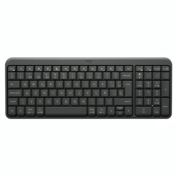 TECLADO LOGITECH K250 COMPACT MEMBRANA  INALAMBRICO BLUETOOTH ESPAÑOL 920-013445 NEGRO
