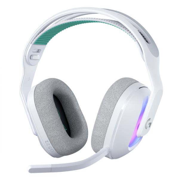 HEADSET GAMING LOGITECH G522 LIGHTSPEED INALAMBRICO BLUETOOTH / RECEPTOR 981-001549 BLANCO