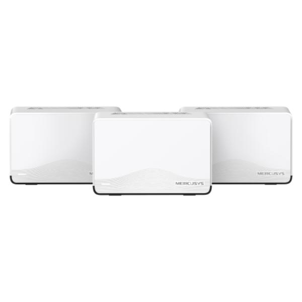 ROUTER MERCUSYS HALO H27BE(3-PACK) DUAL BAND 2.4/5 GHZ 3600 MBPS WIFI 7 MESH PUERTOS WAN/LAN BLANCO