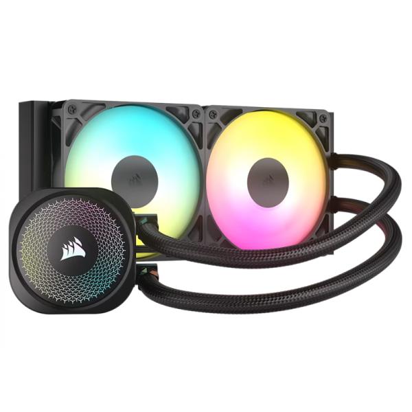 ENFRIAMIENTO LIQUIDO CORSAIR NAUTILUS 240 RS ARGB AIO 240MM CW-9060092-WW NEGRO